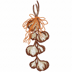 Garlic Embroidery Design 7 Garlic Embroidery Design 7